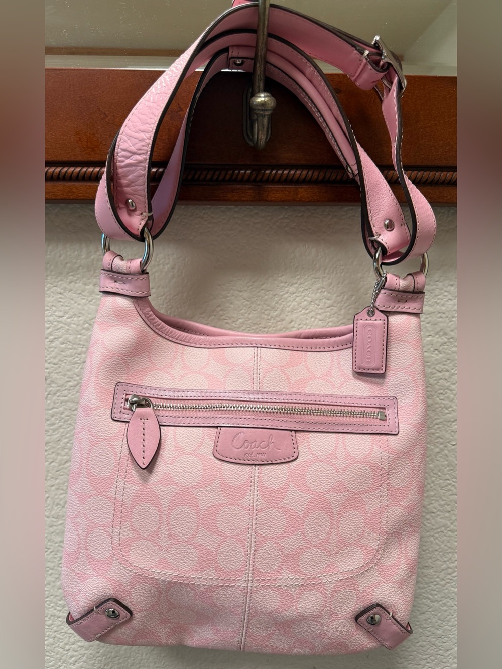 Pink Coach Handbag Crossbody